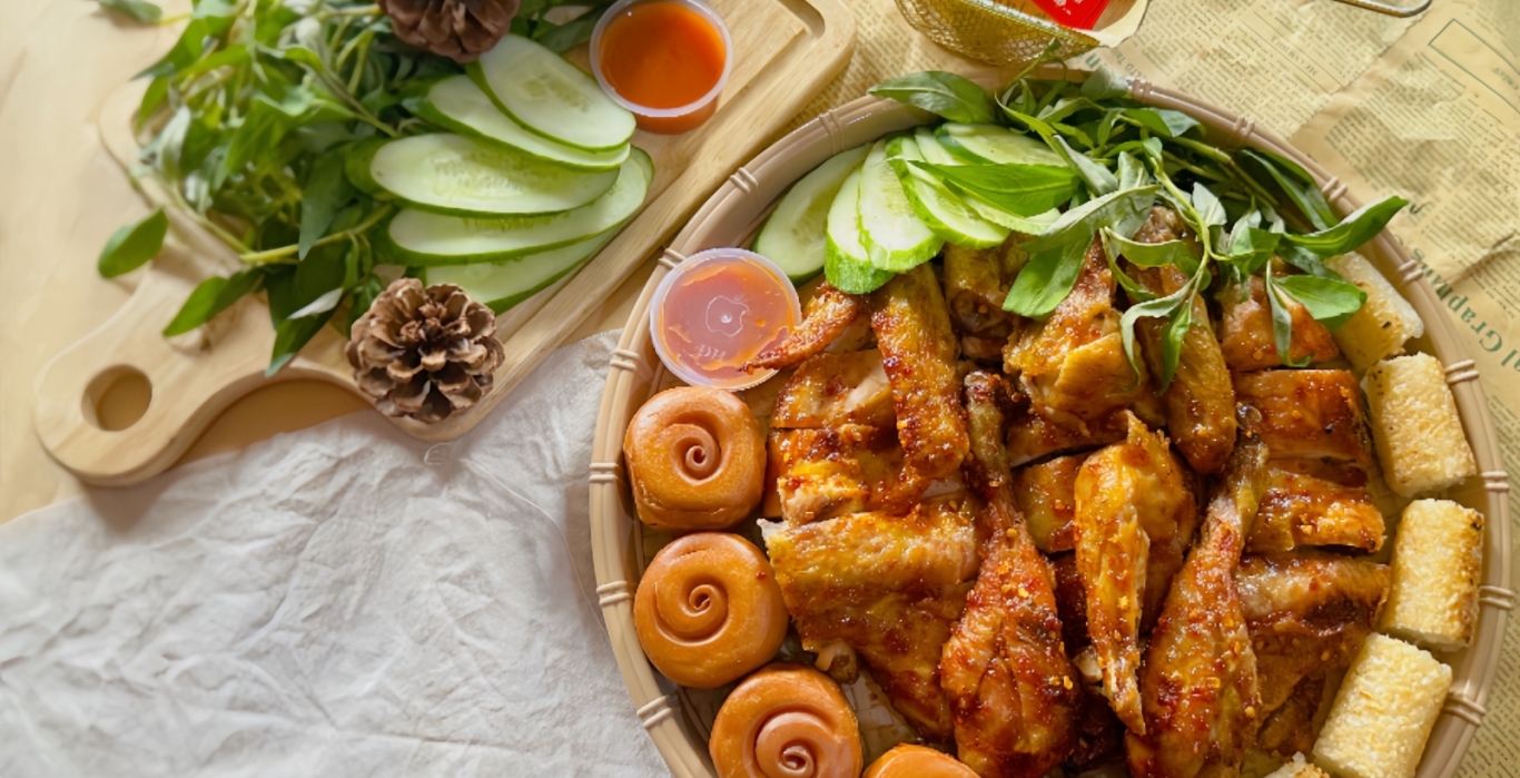 Hệ thống Gà nướng Cơm lam Bảo Linh